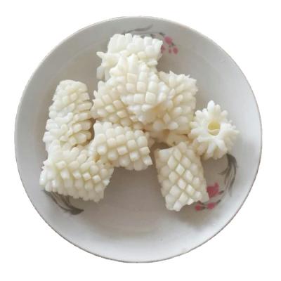 China Wholesale NATURE Frozen Squid Flower Supplier Pineapple Cut Squid Flower for sale