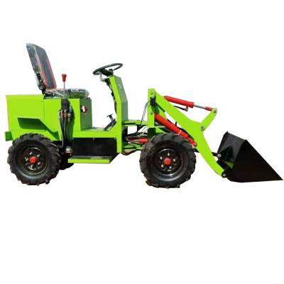 China High Quality Mini Electric Loader Building Material Stores Mini Electric Loader Electric Wheel Loader for sale