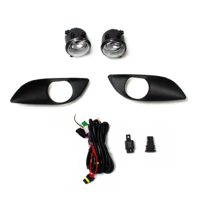 China Full Kit Driving Lamp Fog Lamp Fog Light W/ Black Cover For Yaris Hatchback 2009 2010 2011 With Wire Switch+Halogen Bulb Yaris Hatchback 2009-2011 for sale