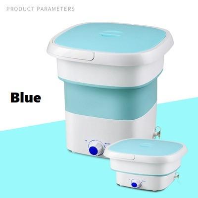 China Hotel Mini Folding Ultrasonic Washing Machine Home Portable With One Machine Dehydration Washing Machine Washing And Removing for sale