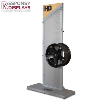 China W1168 x D450 x H2127 mm  Responsy Metal Floor-Standing Tyre Display Board for sale