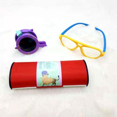 China Lightweight Colorful Cylindrical Plastic Optical Reading Glass Case Magic Packing Box With Magnetic BENQIAN BQ4014 for sale