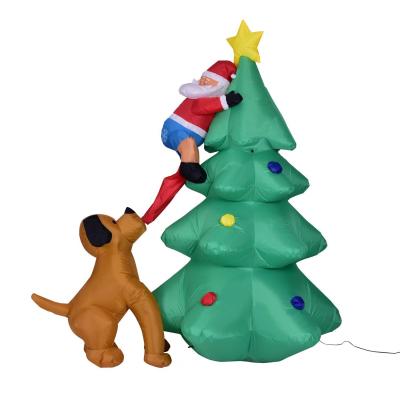 China Holiday Decoration Wholesale 1.8M LED Outdoor Inflatable Christmas Tree for Christmas Decoration Supplies, Indoor Toys for sale