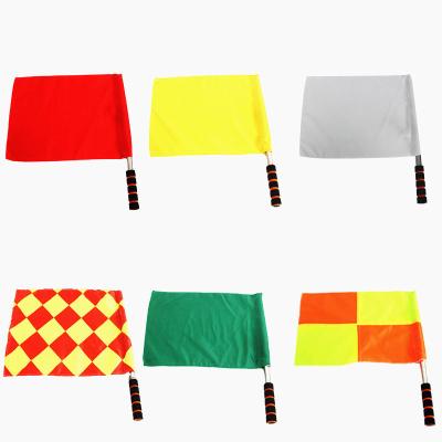 China Soccer Linesman Side Line Judge Banner Waterproof Waterproof Soccer Referee Flag for sale