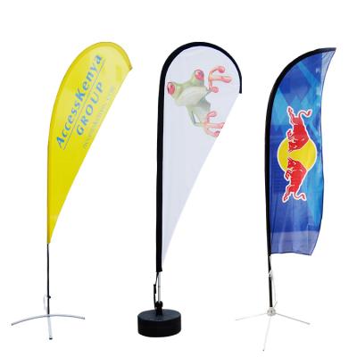 China 2021 Beach Customs Flag Automotive Promotional Event Advertising Flag Outdoor Feather Banner Flag for sale