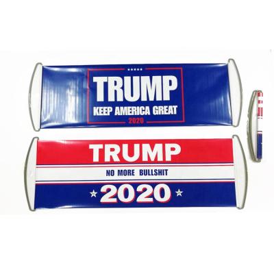 China Stock is Available Mini Retractable Keep America Great MAGA Trump 2020 Flag Hand Roll UP Roller Banner for sale