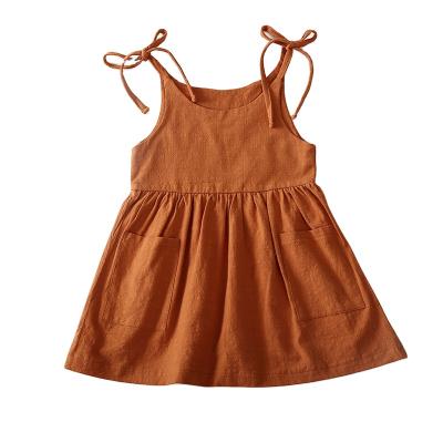 China Wholesale High Quality Pure Anti-wrinkle Low Price Cotton Loungewear Children's Pure Cotton Dress for sale