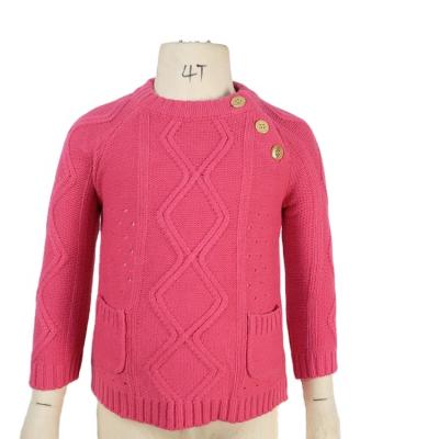 China OEM Factory Anti-Shrink Cotton Knitted Pullover Babies Sweater for sale