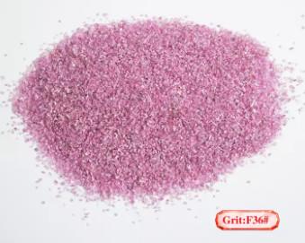 China Blasting Media 36 Grit Pink Fused Alumina PA for sale