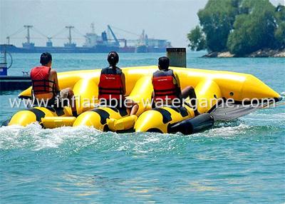 China Kundenspezifischer Strand, der aufblasbares Boot umweltfreundliches 4X3.6 M des fliegenden Fisches spielt zu verkaufen