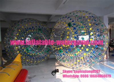 China Strong Wearable Inflatable Zorb Ball Hard Plastic Single Layer Spheres for sale