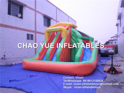 China 0.55mm 18oz Plato Dia des PVC-Planen-riesiges aufblasbares Beleg-N für Erwachsene zu verkaufen