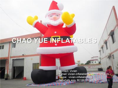 China 6 Weihnachten aufblasbare Sankt der Meter-riesiges aufblasbares Werbungs-Produkt-20ft zu verkaufen