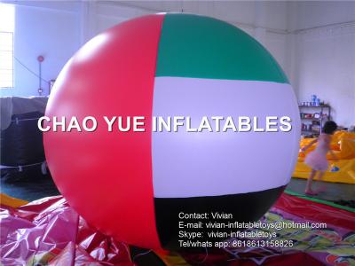 China Commercial Grade PVC Large Advertising Inflatable Helium Balloon 2 Meter / 6 Feet for sale