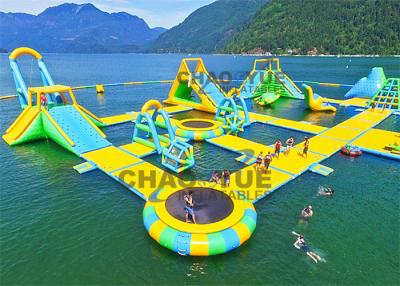 China Sea Field Giant 0.9mm PVC Inflatable Floating Water Park With CE Air Pump for sale