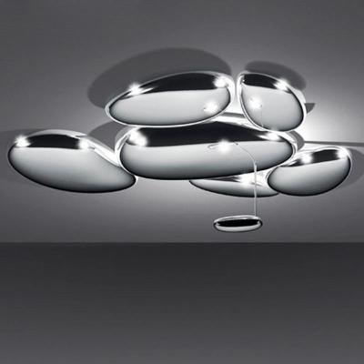 China Creative Pebble Light LED Ceiling Light Outdoor Mounted Luxury Study Restaurant Ceiling Lamp Customized Villa Exhibition Hall Ceiling Lighting for sale