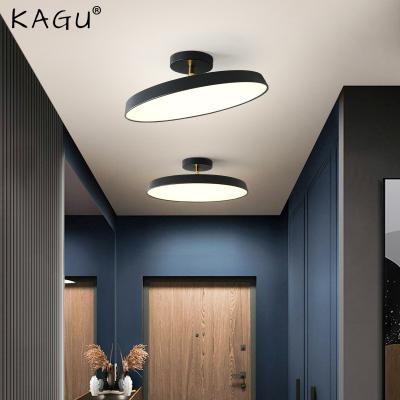 China Surface Mounted Nordic Minimalist Style Bedroom Led Ceiling Lamp White / Modern Bedroom Black Bedside Chandelier Lamp Kitchen Dimmable Ceiling for sale