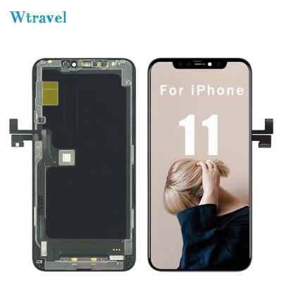 China AMOLED incell Screen Touch Digitizer Front Glass Module Assembly Replacement Phone LCD Screen For iPhone 11 LCD Display for sale