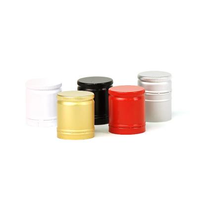 China Non Spill 30X35 Aluminum Screw Cap For Glass Bottle for sale