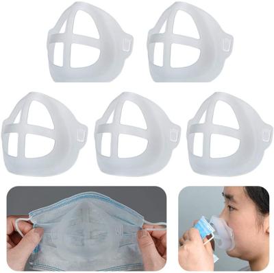 China Food Grade Silicon Face Masks Inner Soft Reusable Washable Mask Bracket 3D Face Masks Holder Support Inner Support Frame For Comfortable Breathing for sale