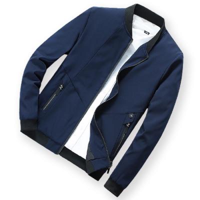 China New Arrival Plus Size Long Sleeve Fashion Jackets Slim Fit Coats For Men With Zipper Pockets Plus Size Jackets for sale