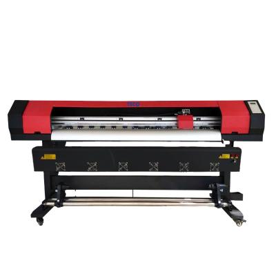 China Hotels Eco Solvent Printer 1.8 Meter Digital Vinyl Printer Inkjet Wall Paper Printer for sale