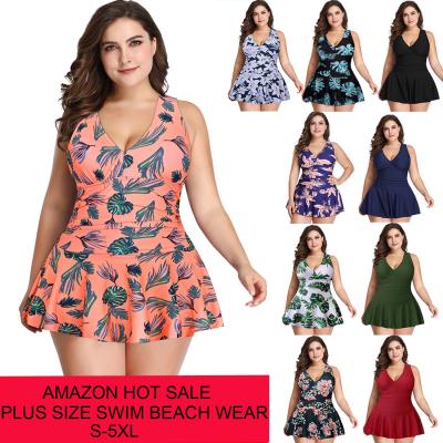 China Plus Size 2021 High Quality Plus Size Women Waterproof Breathable Swimwear for sale