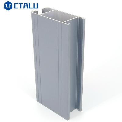 China building & Wholesale 6000 Series Powder Coated Decoration Aluminum Matte Coated Gray Exterior Aluminum Powder Coated Window Frame for sale