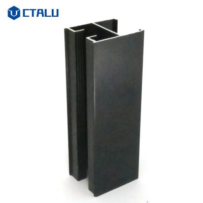 China building & Decoration Foshan Aluminum Factory Bronze Anodized Top And Bottom Rails Lock Up Stile For Sliding Window for sale