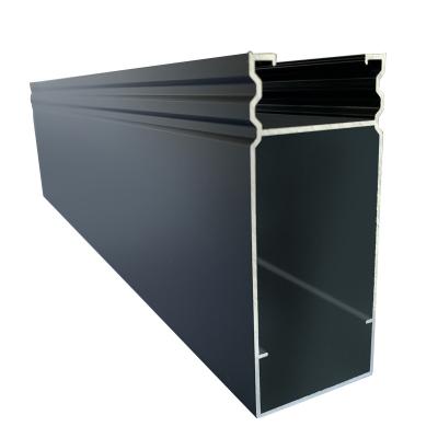 China building & Decoration OEM Aluminum Extrusions Extruded Aluminum Window Section Powder Coated Black Aluminum Profiles for sale