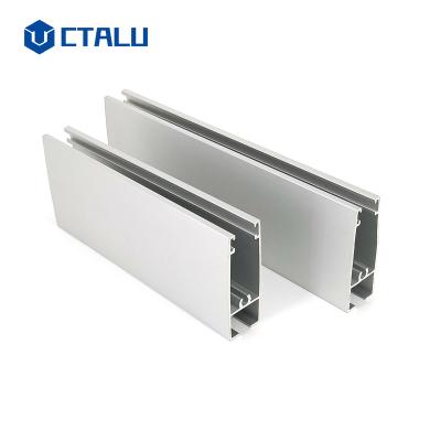 China building & Paper Aluminum Wrapping Profile Decoration Cavity Aluminum Extrusion Profiles Anodized Silver Aluminum for sale