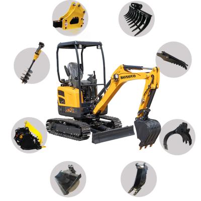 China DG XX Mini Construction Material Stores DIGDOG 2ton Mini Excavator Excavator Price Crawler Mini Excavator Manufacturer for sale