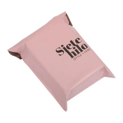 China Factory Mailing Poly Mailing Bag Waterproof Self Adhesive Plastic Pink White Wholesale Custom Strong Adhesive For Clothing Packaging for sale