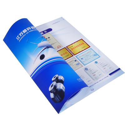 China paper & 2021 Factory Wholesale Custom Size Cardboard Flyers Printing Brochure Booklet Printing For Advertising for sale