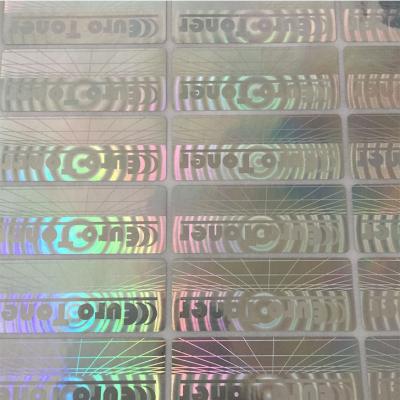 China Factory OEM High Quality Reflective Sticker Waterproof Printing Custom 3d Hologram Around Logo Stickers Labels for sale