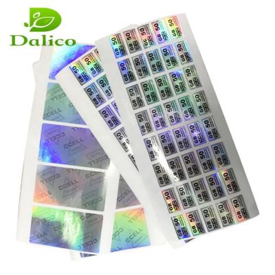 China Waterproof Custom Anti-fake Label Hologram Sticker 3d Hologram Sticker for sale