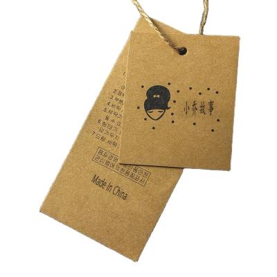 China 2019 Viable Customized Double Sided Screen Printed Logo Round Shaped Paper Garment Hang Tags For Apparel for sale