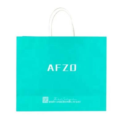 China Recyclable Wholesale Luxury Shoes Clothes Kraft Paper Bags Printed Custom Logo Packaging Paper Bag Clothing Shopping Gift Jewelry for sale