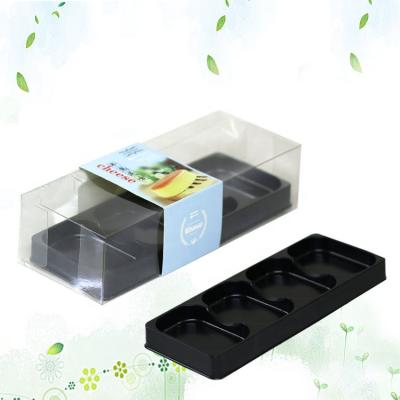 China Custom Large Transparent Clear Plastic PET Gift Packaging Cake Box PVC Recyclable for sale