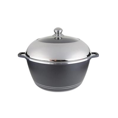 China Minimalist Luxury Cooking Pots Saving Energy Gas Cook Aluminum Casserole Dish With Lid for sale