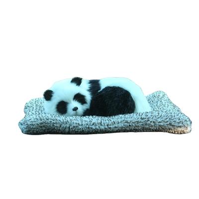 China Durable Simulation Panda Decoration Automobile Animal Model Activated Carbon Bamboo Bag For Air Purification for sale