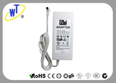 China LED lights Regulated Power Adapter with Bend Connector / White Shell for sale