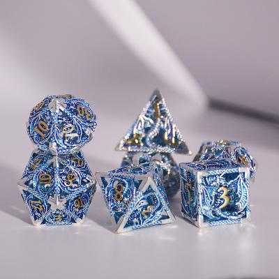 China Wholesale Custom DND Games Factory Metal Polyhedron Dnd Dies Set For Dungeons And Dragons Digs Digital Dies for sale