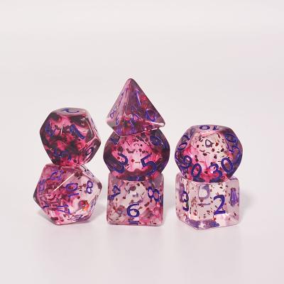 China For DND RPG MTG Or Other Table Games Hot Selling Polyhedral Polyhedral Matrix Set Lot 6 Sided Ready Stock For Club for sale