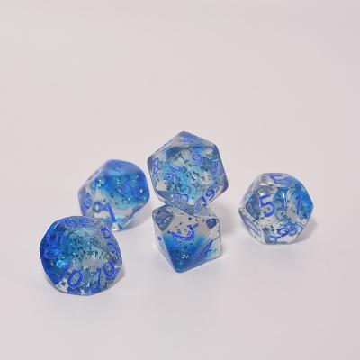 China For DND RPG MTG or other Table Games newcomer 8 sided dice D10 D12 d&d color transparent die for tabletop games for sale