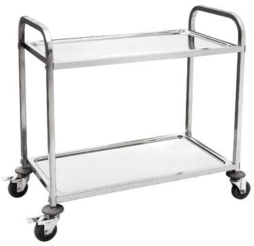 China Modern Commercial Desgin Stainless Steel Portable Trolley and Practical Storage Rack with Wheeled Rolling Cart for sale