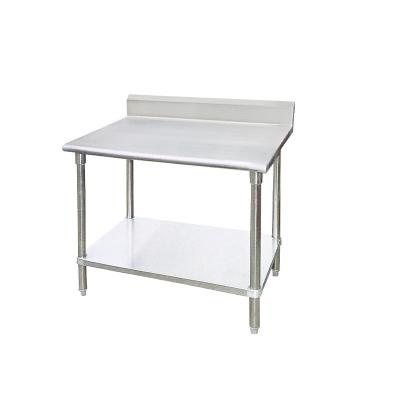 China Other factory direct sales kitchen restaurant stainless steel double workbench sturdy and durable workbench for sale