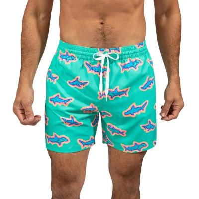 China Anti-Wrinkle Logo Print Custom 3D Digital Printing Custom Sublimation Mesh Polyester Spandex Summer Beach Board Shorts For Men for sale