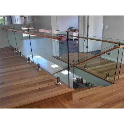 China Modern stainless steel spigot glass swimming pool fence frameless balustrade for sale