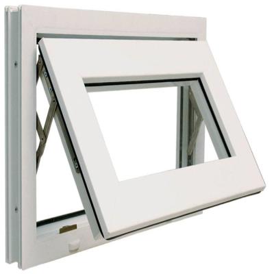 China UPVC Color Wood Top Glass Sliding Window Double Tempered Hung Push Windows for sale